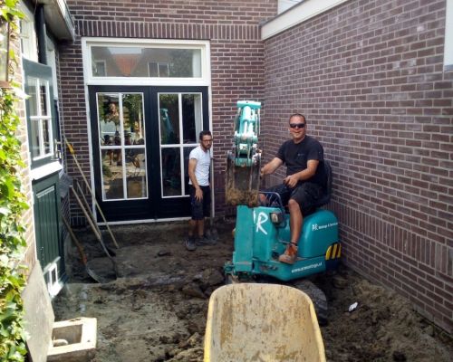 Aanbouw plaatsen